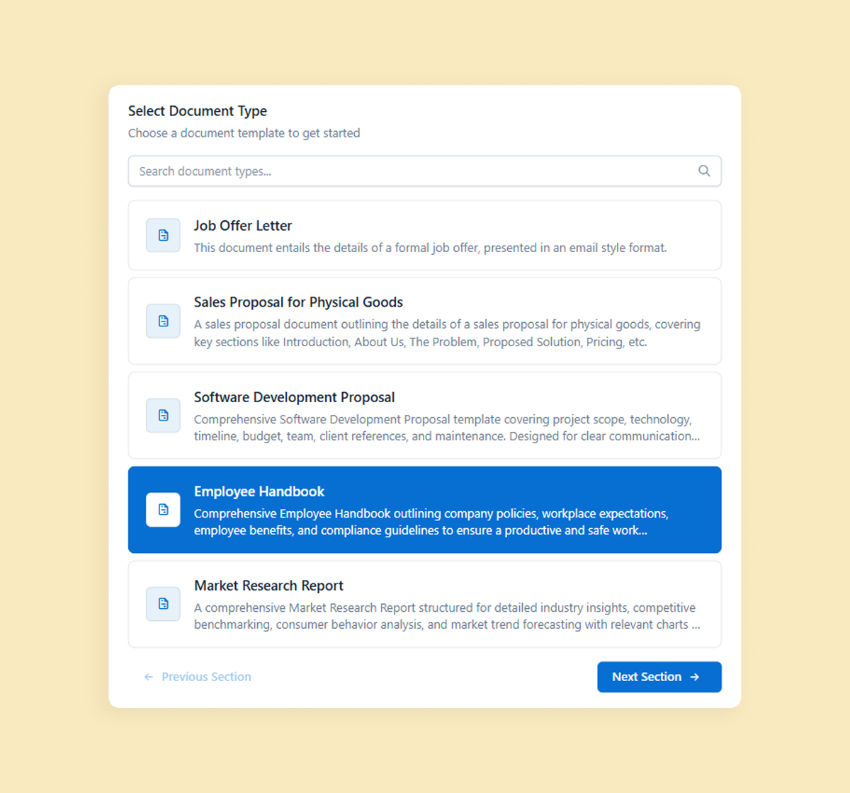 Create Professional Documents Instantly